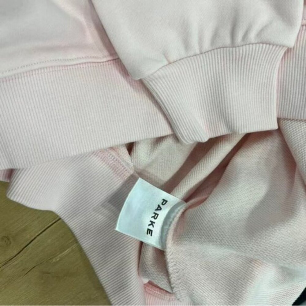 PARKE Pink Mock Neck Sweatshirt - Picture 6 of 6